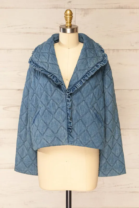 Mcfarland | Button-up Denim Quilted Jacket sold by Boutique 1861