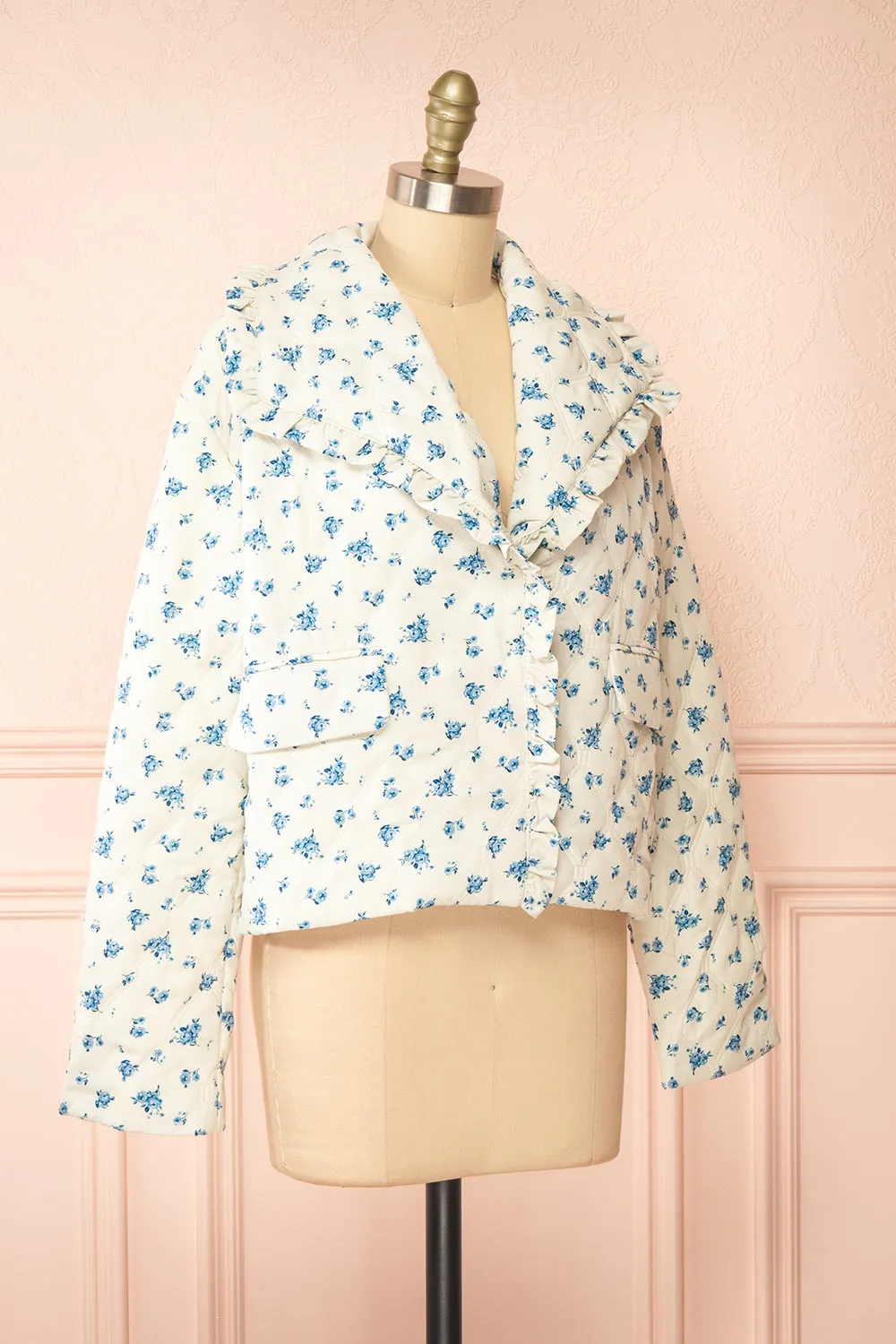 Shivani | Quilted Floral Jacket sold by Boutique 1861 product image thumbnail 5