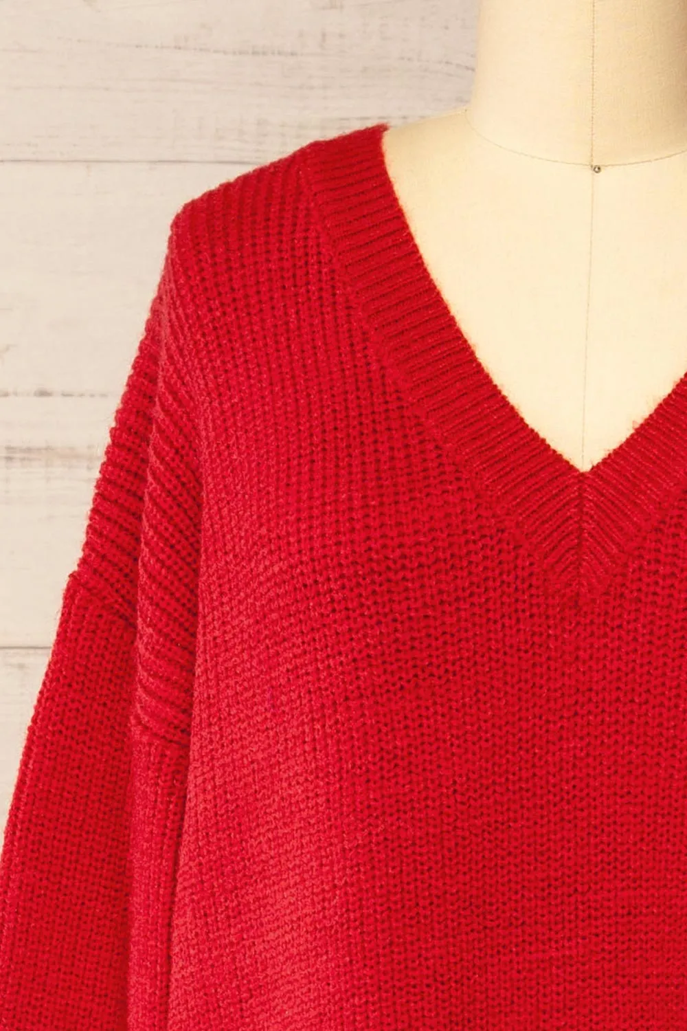 Jory Red | Knit Midi Dress sold by Boutique 1861 product image thumbnail 2