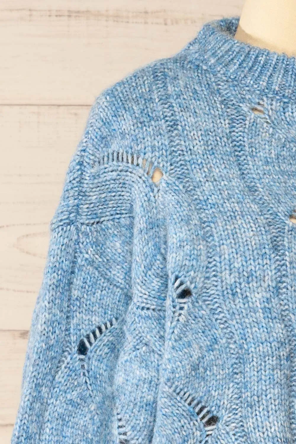 Jaxon Blue | Knit Openwork Sweater sold by Boutique 1861 product image thumbnail 4