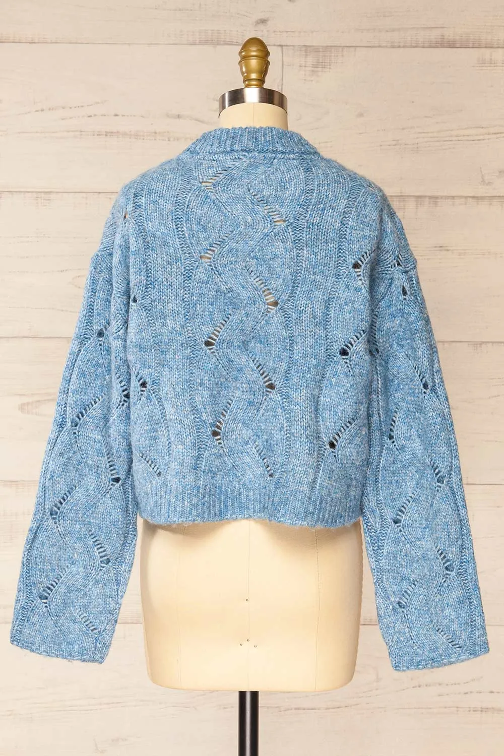 Jaxon Blue | Knit Openwork Sweater sold by Boutique 1861 product image thumbnail 5