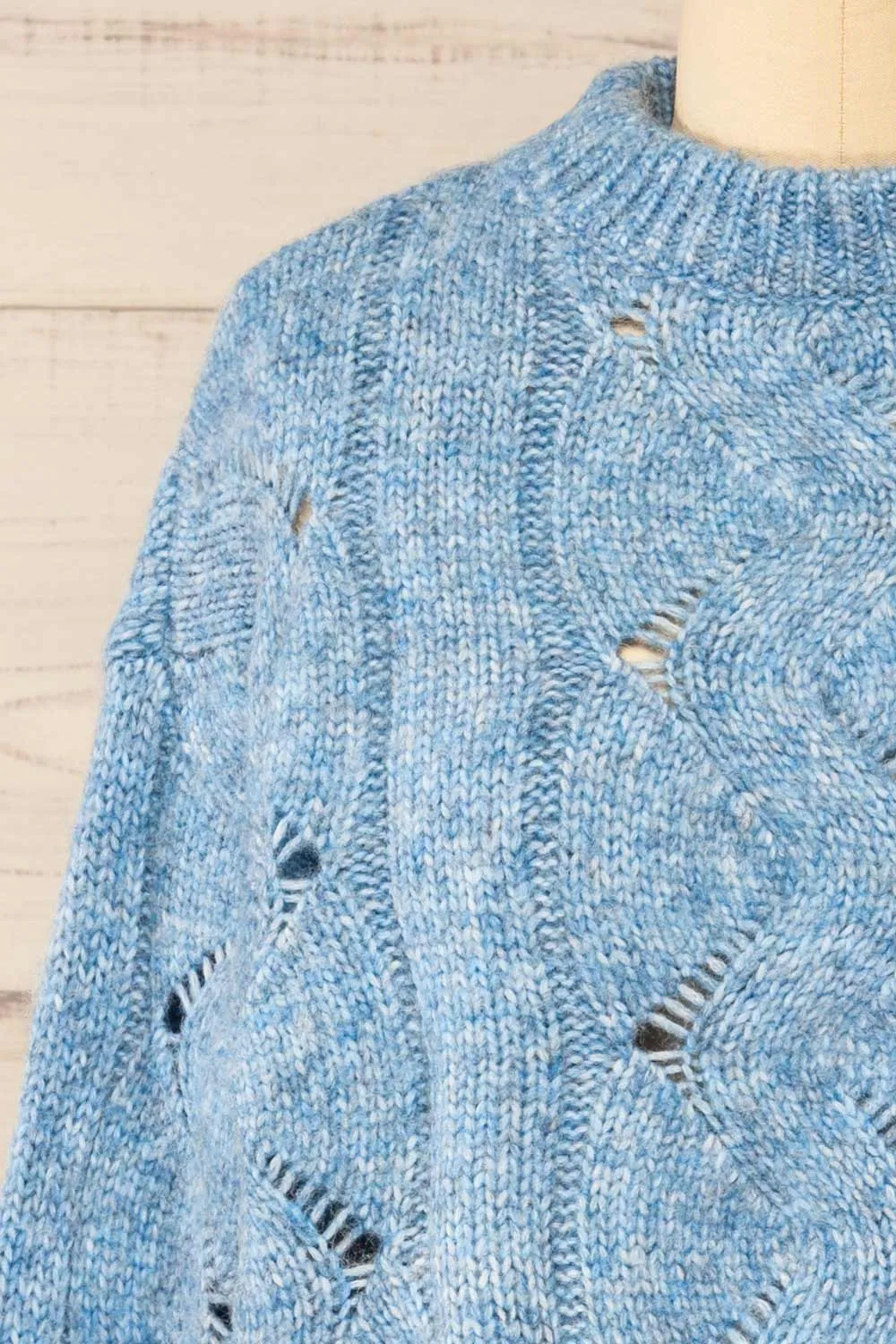Jaxon Blue | Knit Openwork Sweater sold by Boutique 1861 product image thumbnail 2