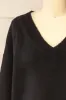 Tottenham Black | V-Neck Knit Sweater sold by Boutique 1861