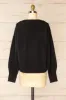 Tottenham Black | V-Neck Knit Sweater sold by Boutique 1861
