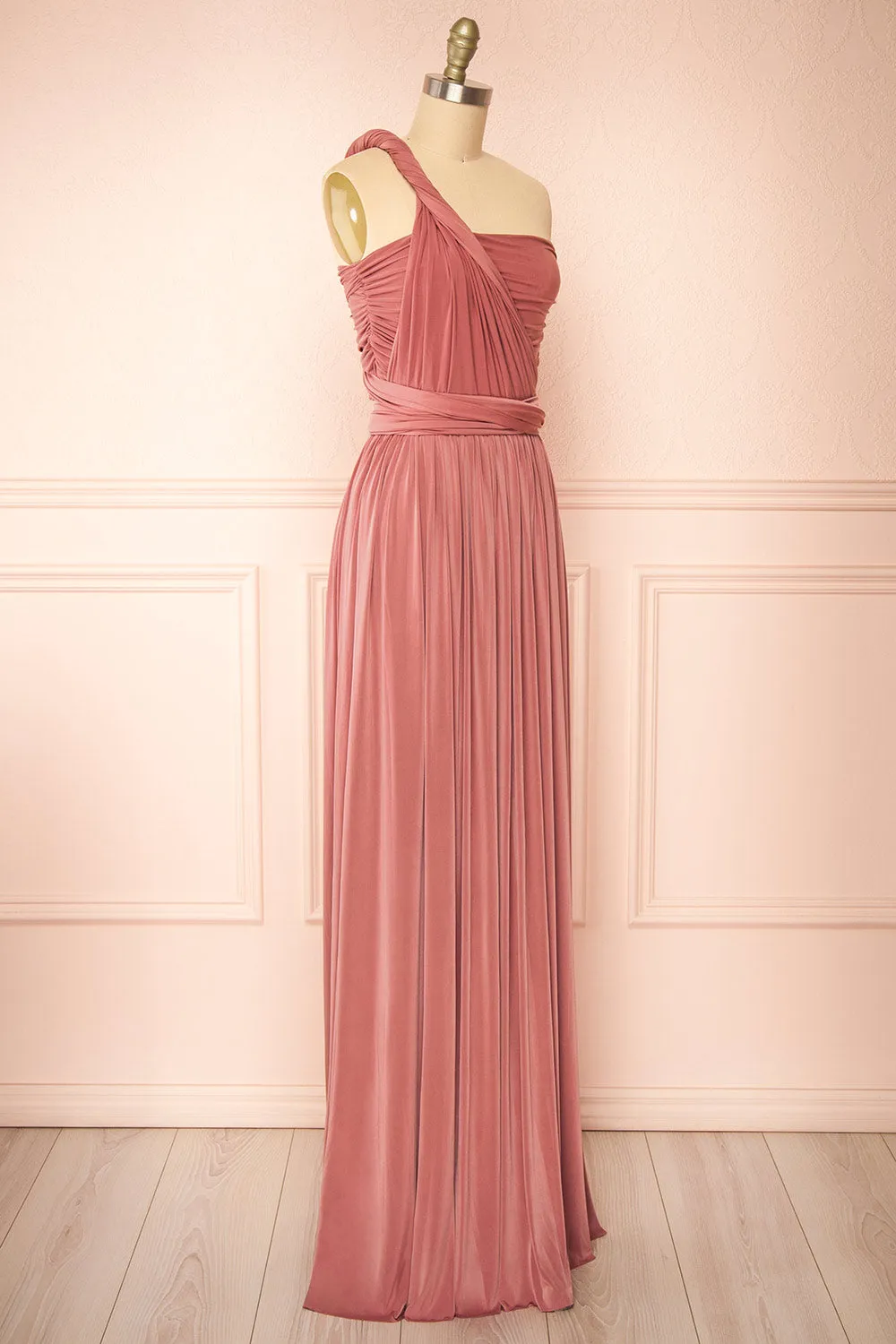 Kilda Pink | Convertible Maxi Dress sold by Boutique 1861 product image thumbnail 4
