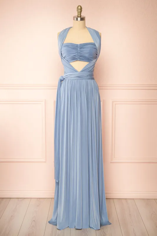 Kilda Blue | Convertible Maxi Dress sold by Boutique 1861