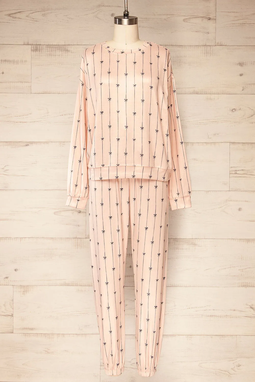 Set Funhalouro | Pink Loungewear Set sold by Boutique 1861