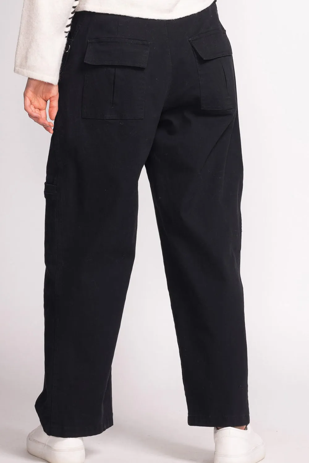 Trax Black | Mid-Rise Cargo Pants sold by Boutique 1861 product image thumbnail 2