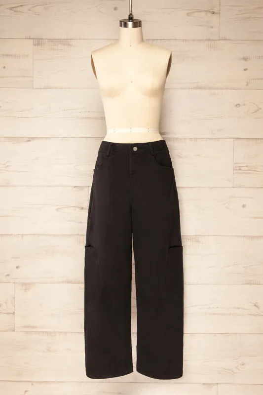 Trax Black | Mid-Rise Cargo Pants sold by Boutique 1861