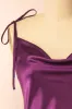 Elyse Purple | Cowl Neck Midi Dress sold by Boutique 1861