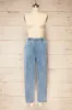 Gutierrez | Cropped Denim Pants w/ Elastic Waist sold by Boutique 1861