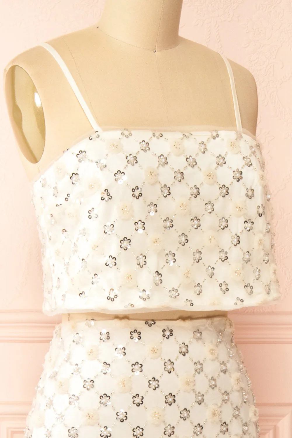 Set Bree | Sparkling Crop Top & Pencil Skirt sold by Boutique 1861 product image thumbnail 4