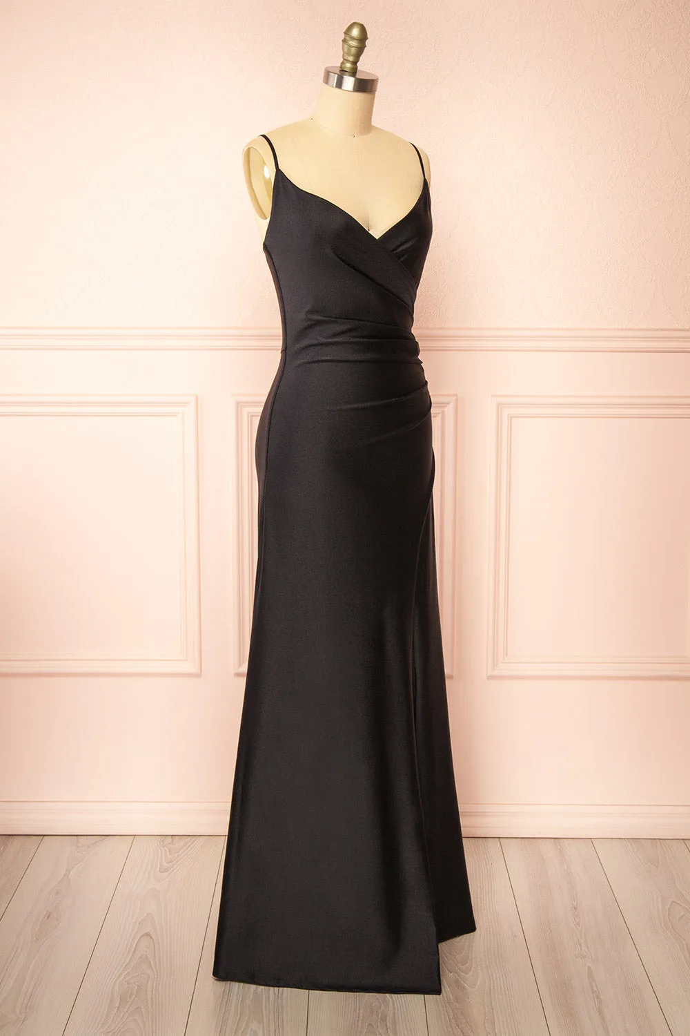 Nyra Black | Mermaid Dress w/ Wrapped Bodice sold by Boutique 1861 product image thumbnail 4