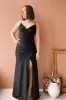 Nyra Black | Mermaid Dress w/ Wrapped Bodice sold by Boutique 1861