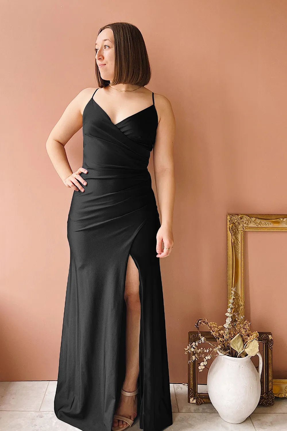 Nyra Black | Mermaid Dress w/ Wrapped Bodice sold by Boutique 1861 product image thumbnail 2