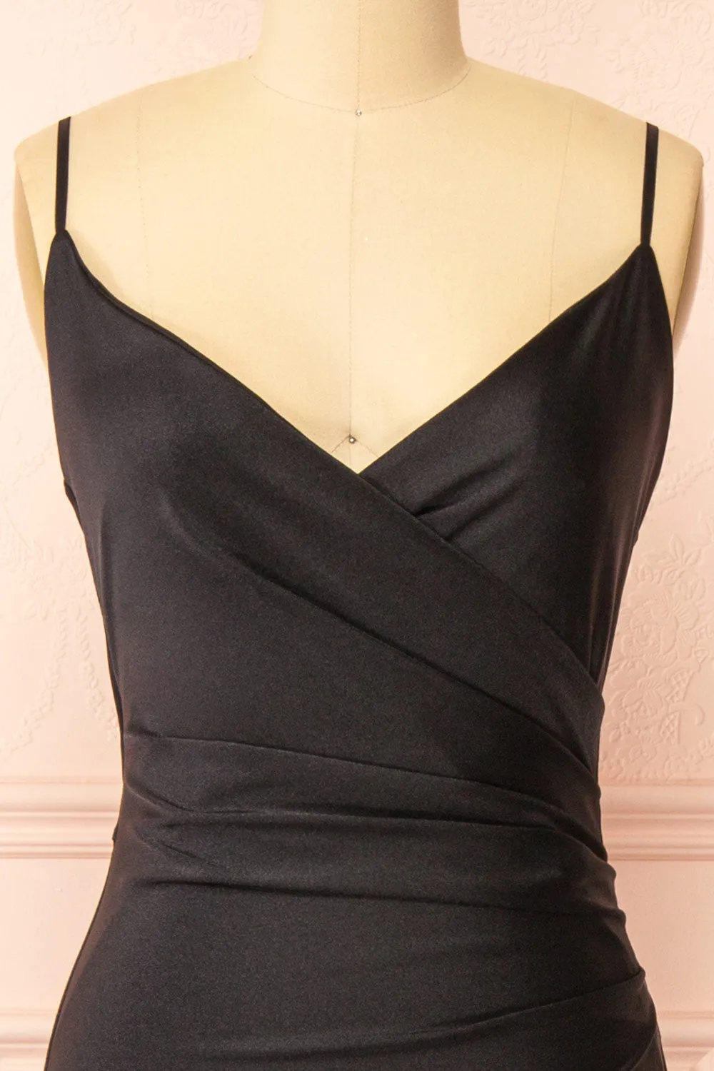 Nyra Black | Mermaid Dress w/ Wrapped Bodice sold by Boutique 1861 product image thumbnail 3