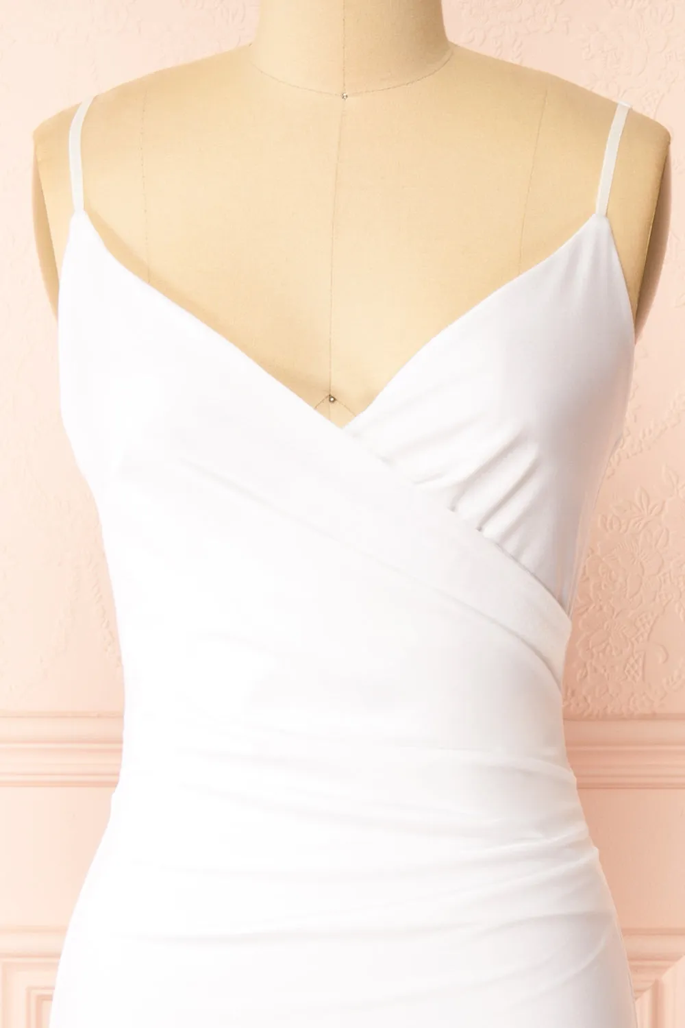Nyra White | Bridal Mermaid Dress w/ Wrapped Bodice sold by Boutique 1861 product image thumbnail 3