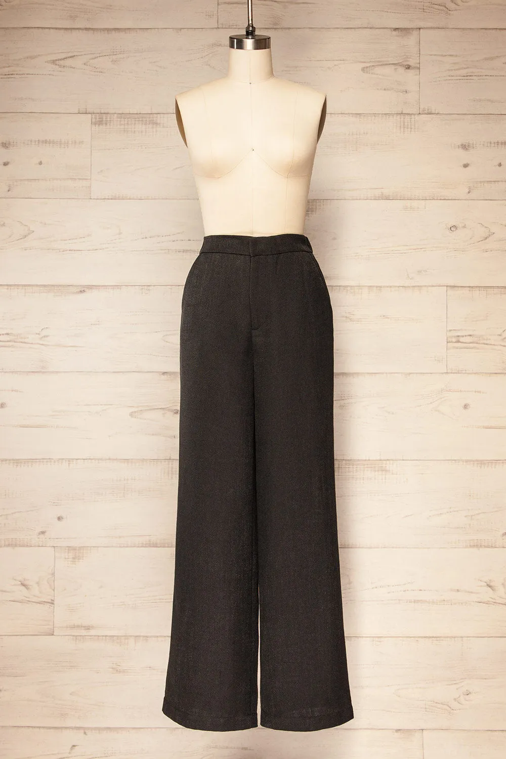 Wingston | Black Wide-Leg Pants sold by Boutique 1861