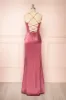 Kesha Mauve | Corset Cowl Neck Maxi Dress sold by Boutique 1861