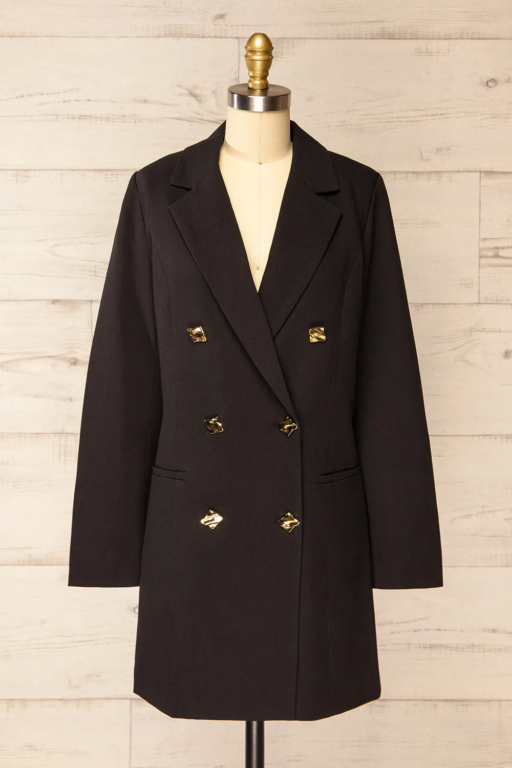 Izildur | Black Blazer Dress sold by Boutique 1861