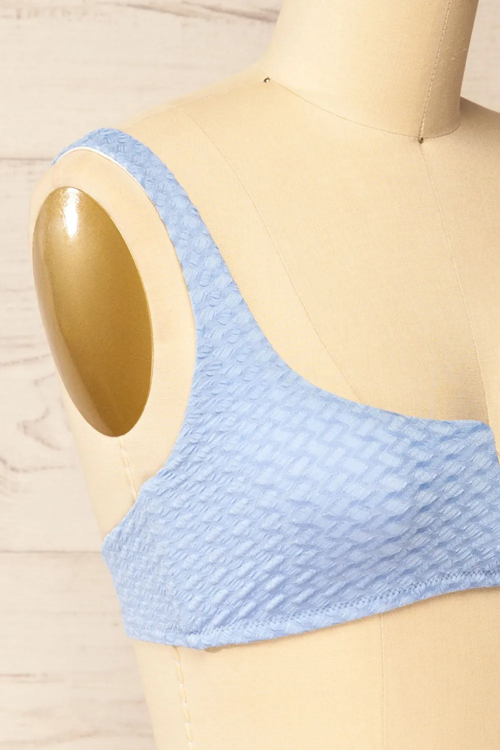 Atista | Blue Bikini Top w/ "V" Opening sold by Boutique 1861 product image thumbnail 4