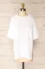 Manila White | Oversized Crew Neck T-Shirt sold by Boutique 1861