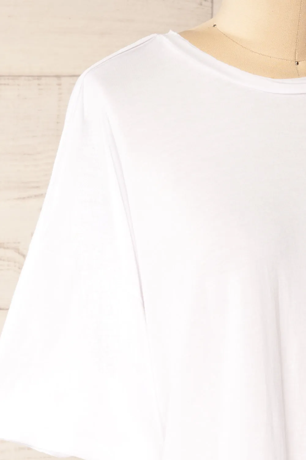 Manila White | Oversized Crew Neck T-Shirt sold by Boutique 1861 product image thumbnail 4