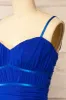 Rilievo Blue | Ruched Fitted Midi Dress sold by Boutique 1861