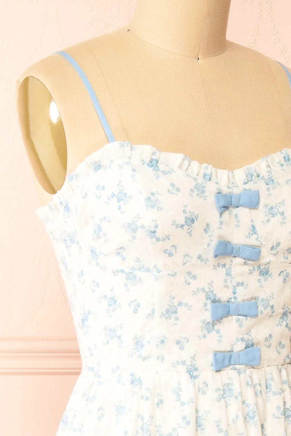 Jayanne | Long Floral Dress w/ Bustier Top sold by Boutique 1861 product image thumbnail 4