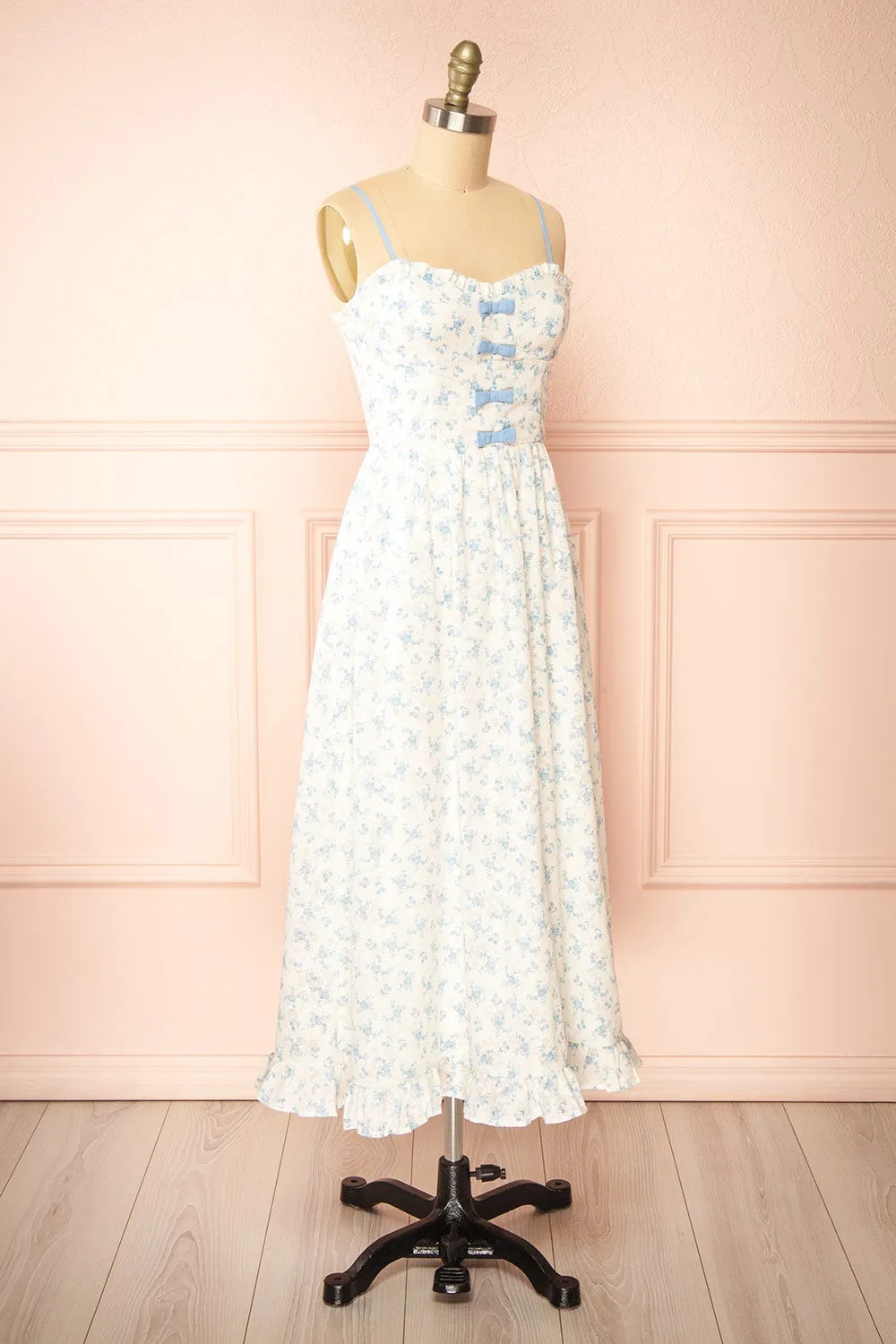 Jayanne | Long Floral Dress w/ Bustier Top sold by Boutique 1861 product image thumbnail 3