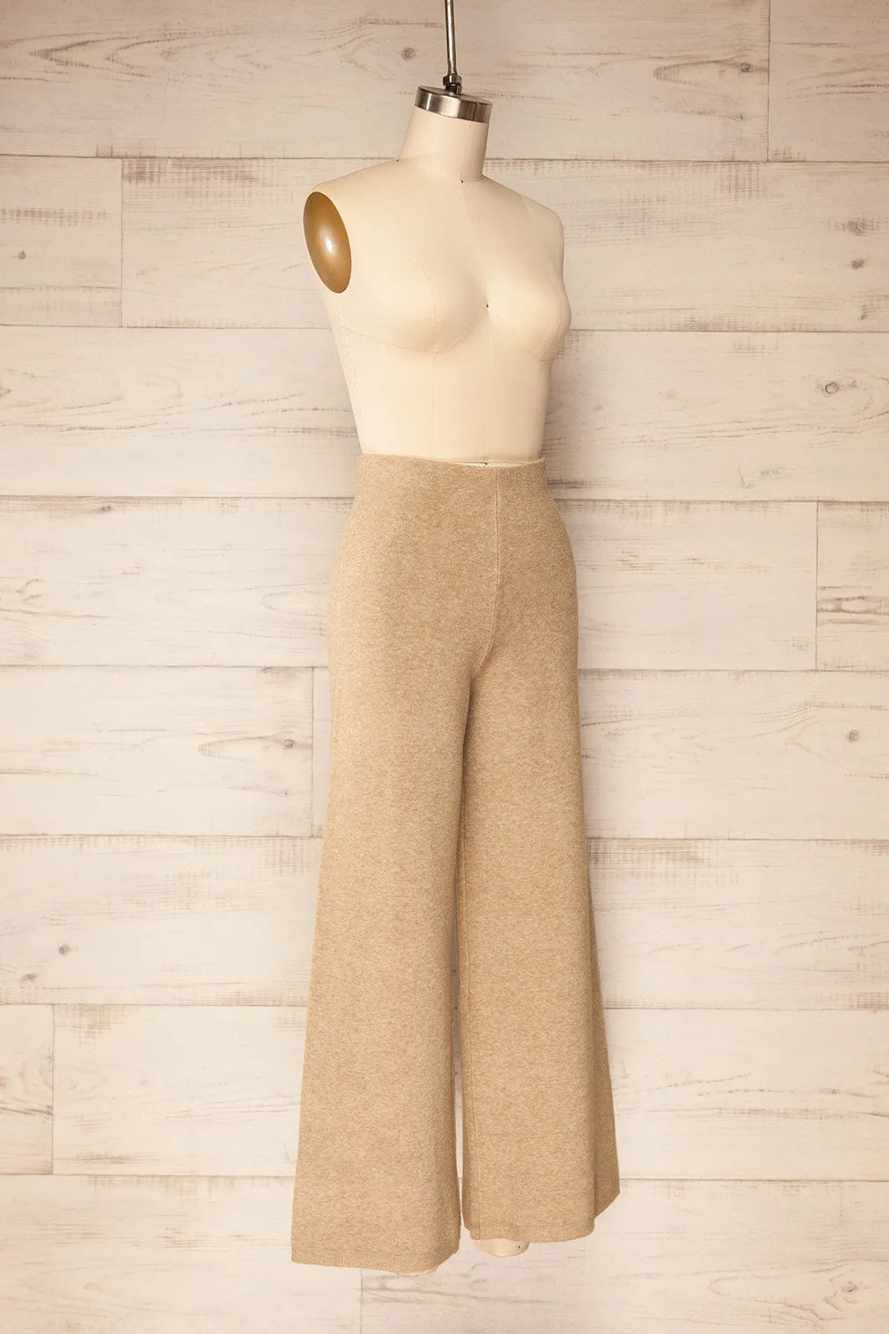Jimina | Taupe Wide Leg Loung Pants sold by Boutique 1861 product image thumbnail 3