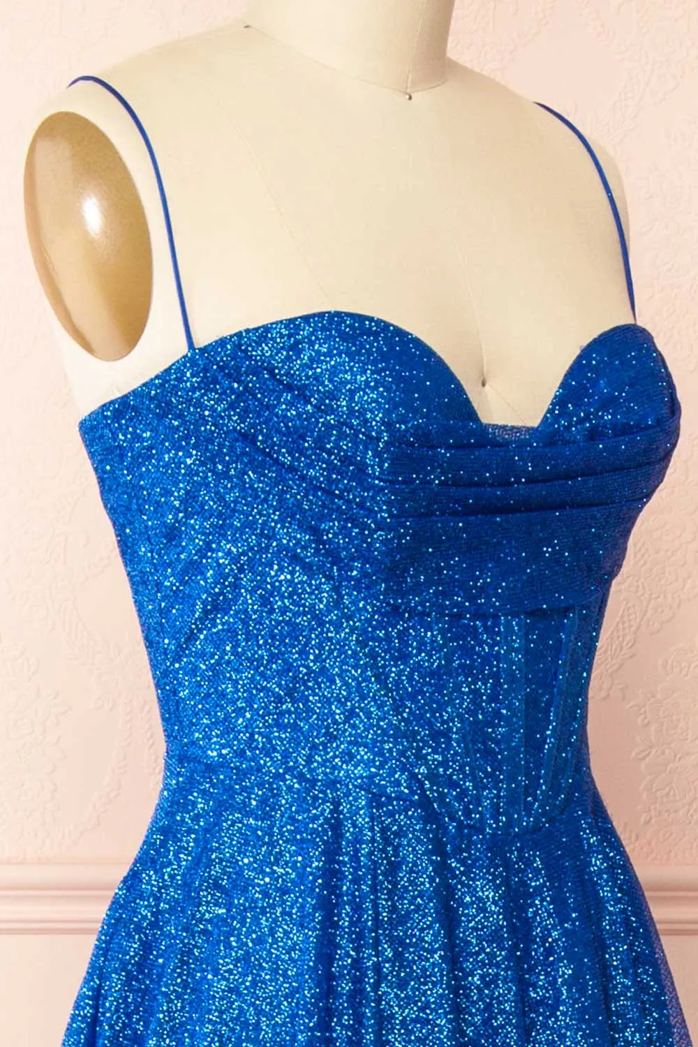 Lexy Blue | Sparkly Cowl Neck Maxi Dress sold by Boutique 1861 product image thumbnail 5