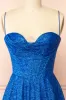 Lexy Blue | Sparkly Cowl Neck Maxi Dress sold by Boutique 1861