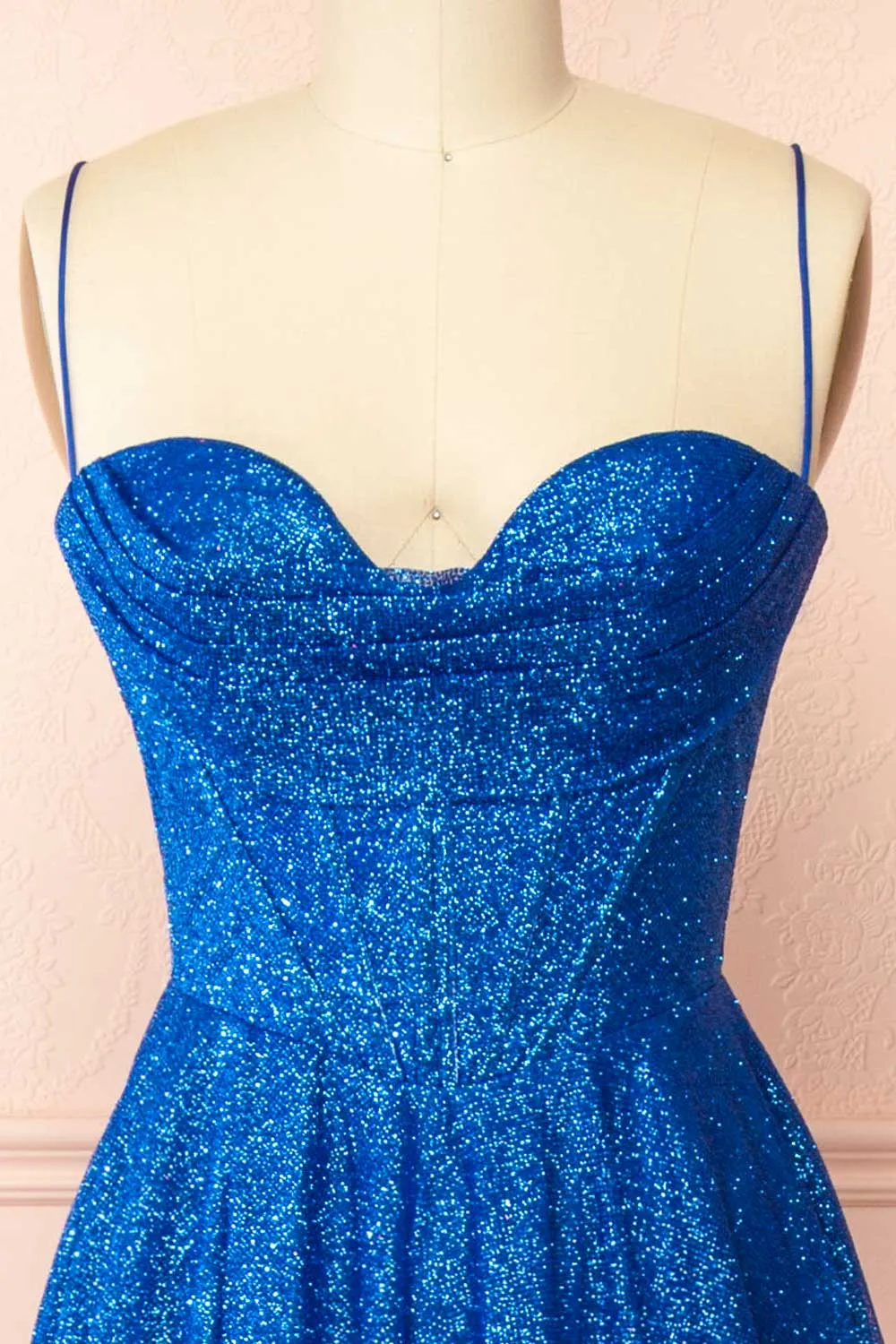 Lexy Blue | Sparkly Cowl Neck Maxi Dress sold by Boutique 1861 product image thumbnail 3