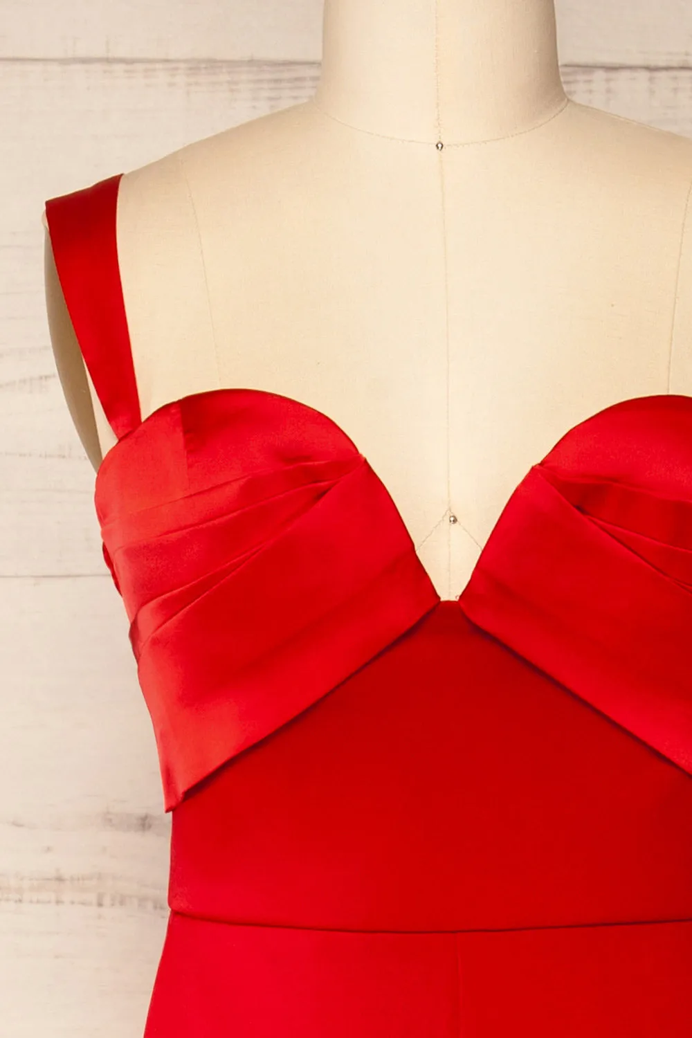 Willow Red | Sleeveless Bustier Jumpsuit sold by Boutique 1861 product image thumbnail 2