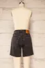 Aviles | Distressed Black High Rise Shorts sold by Boutique 1861