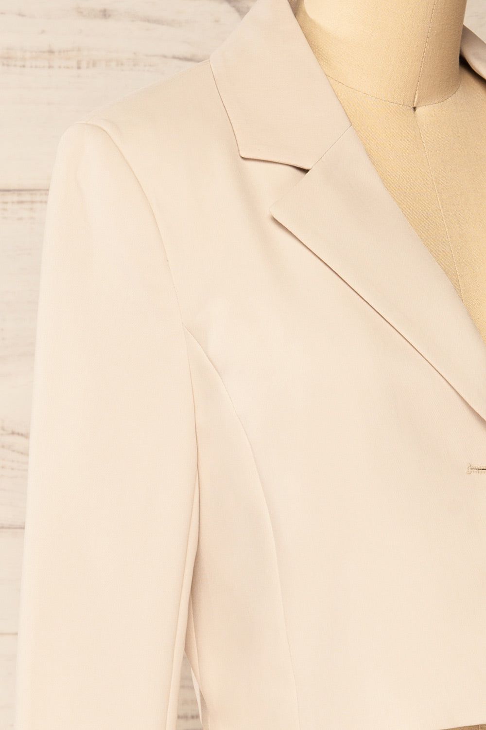 Gaborone Beige | Cropped Blazer sold by Boutique 1861 product image thumbnail 4