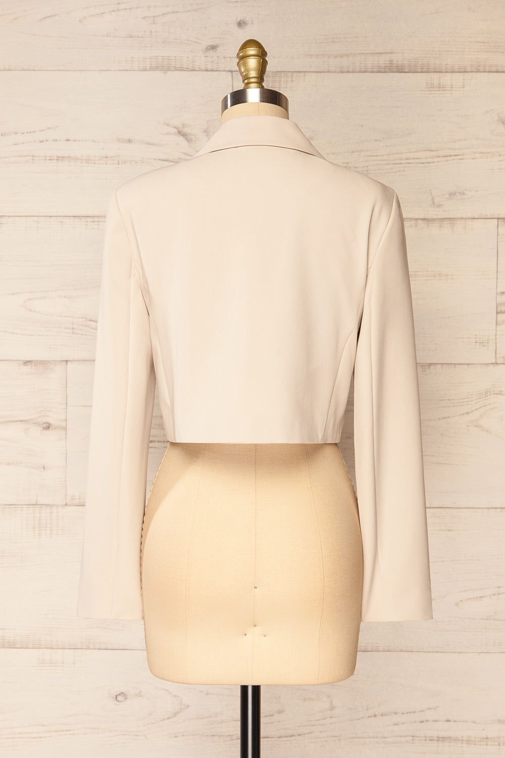 Gaborone Beige | Cropped Blazer sold by Boutique 1861 product image thumbnail 5