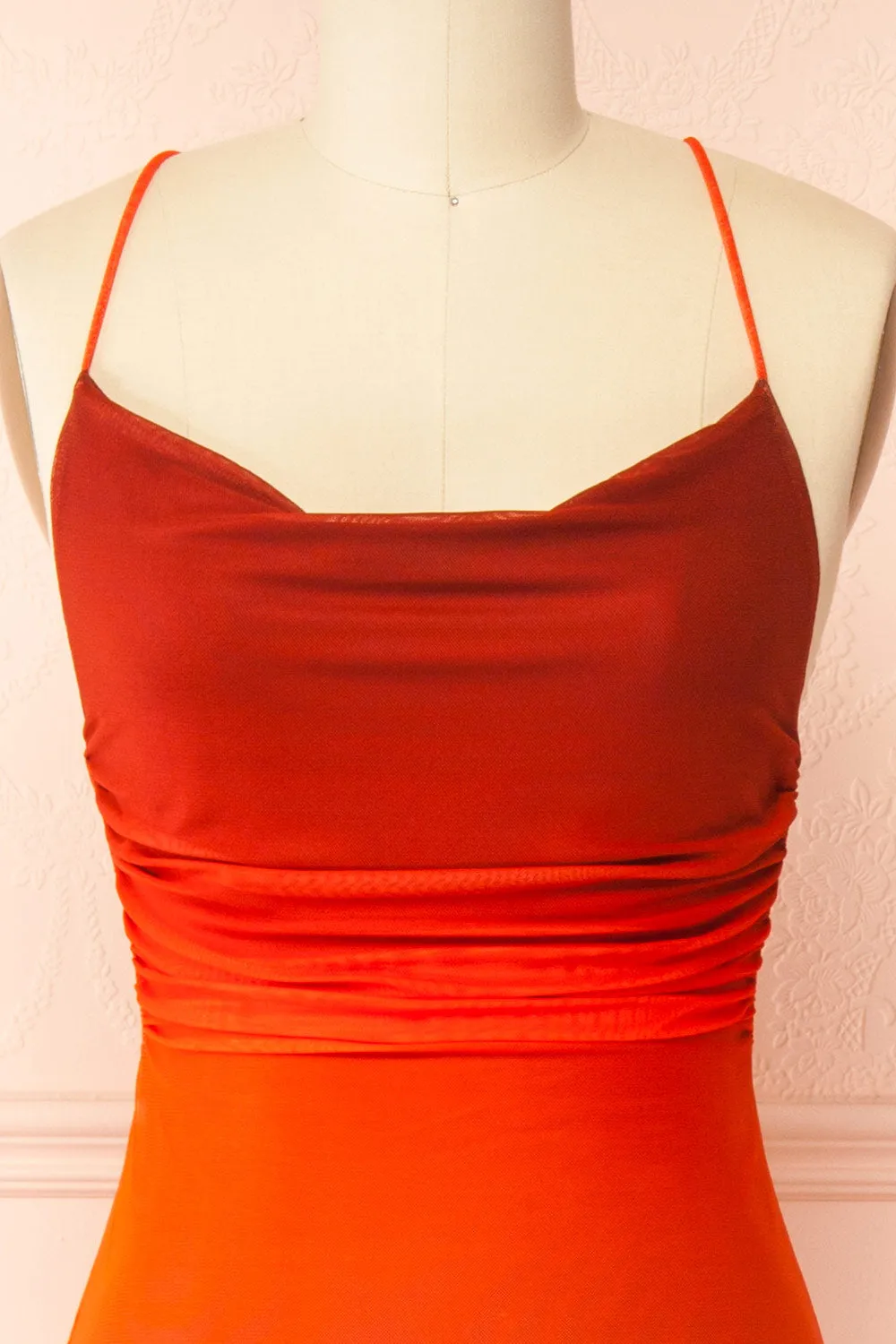 Daytona | Ombre Fitted Mesh Maxi Dress sold by Boutique 1861 product image thumbnail 3