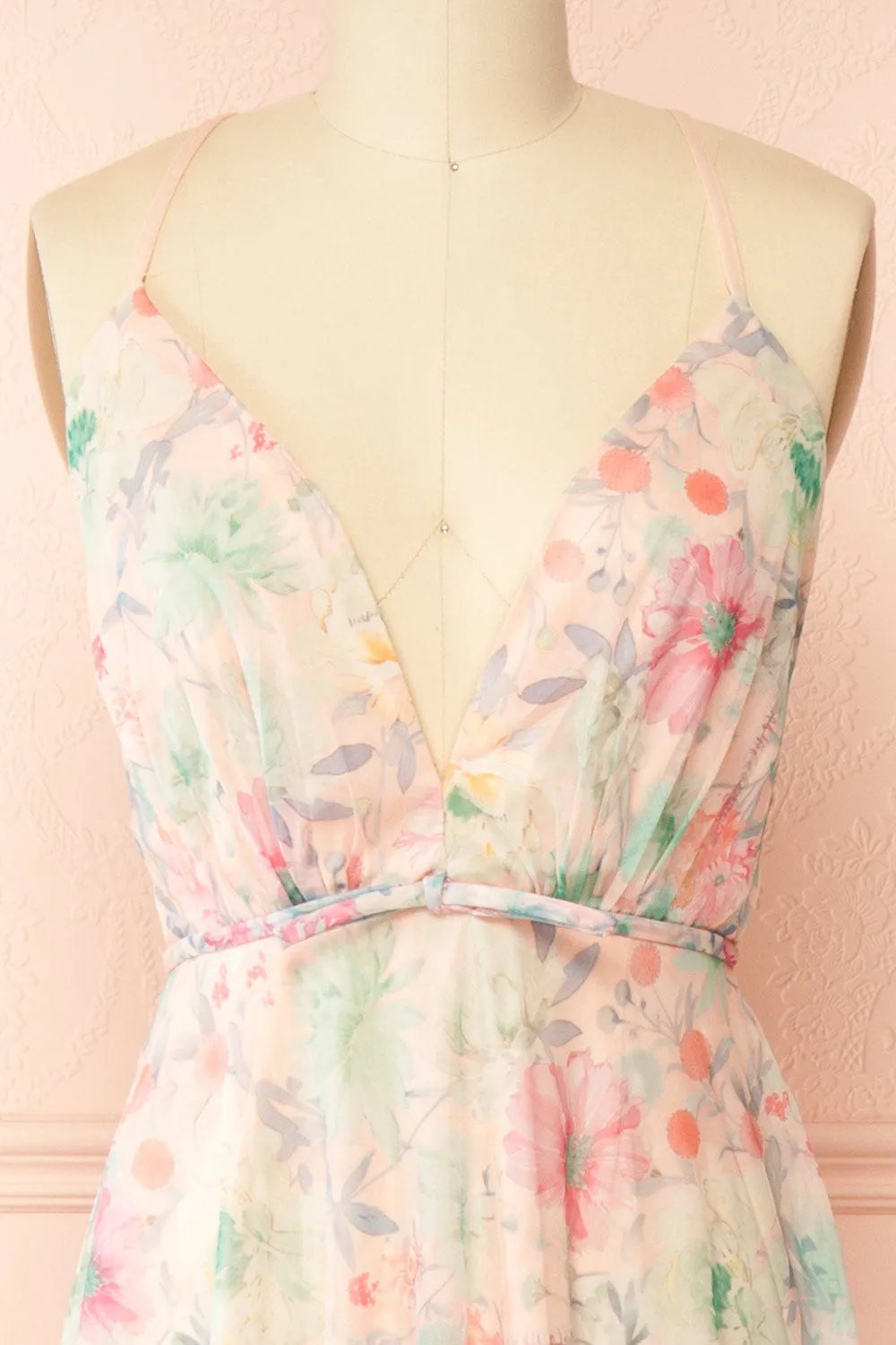 Rosehall | Floral A-Line Maxi Dress sold by Boutique 1861 product image thumbnail 4