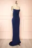 Nayla Navy | Mermaid Maxi Dress w/ Open Back sold by Boutique 1861