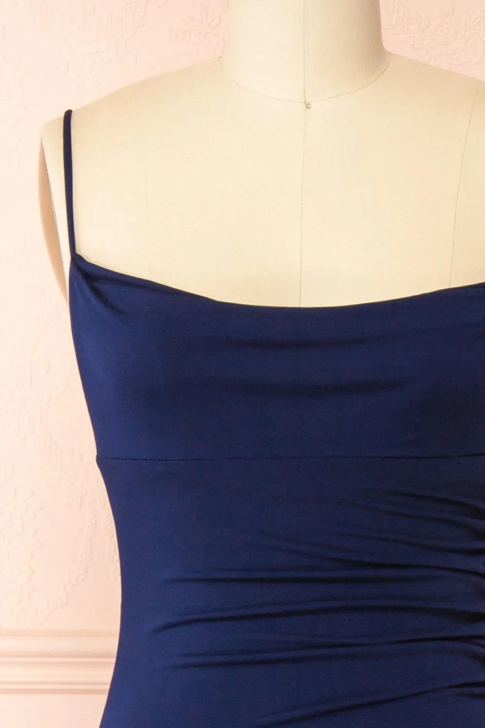 Nayla Navy | Mermaid Maxi Dress with Open Back sold by Boutique 1861 product image thumbnail 4