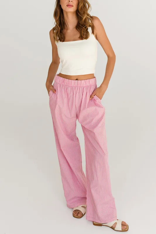 Cleo Pink | Loose-Fitted Pants sold by Boutique 1861