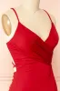Shiva Red | Mermaid Dress w/ Wrapped Bodice sold by Boutique 1861