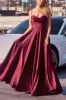 Misha Burgundy | Corset Cowl Neck Maxi Dress sold by Boutique 1861