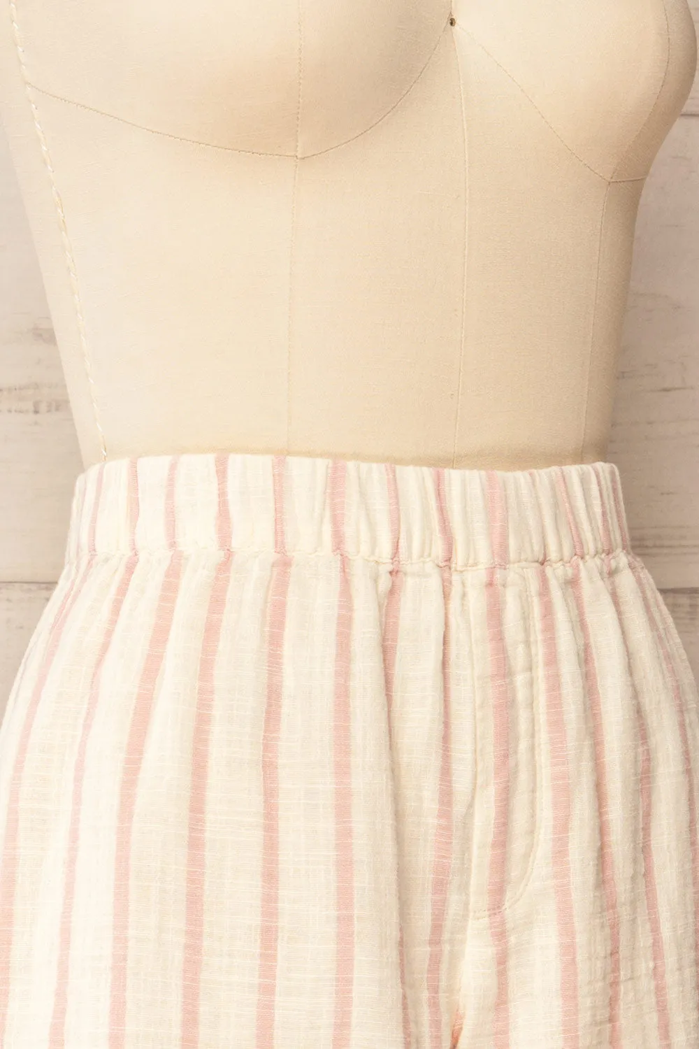 Altadena | Pink Striped Translucent Shorts sold by Boutique 1861 product image thumbnail 5