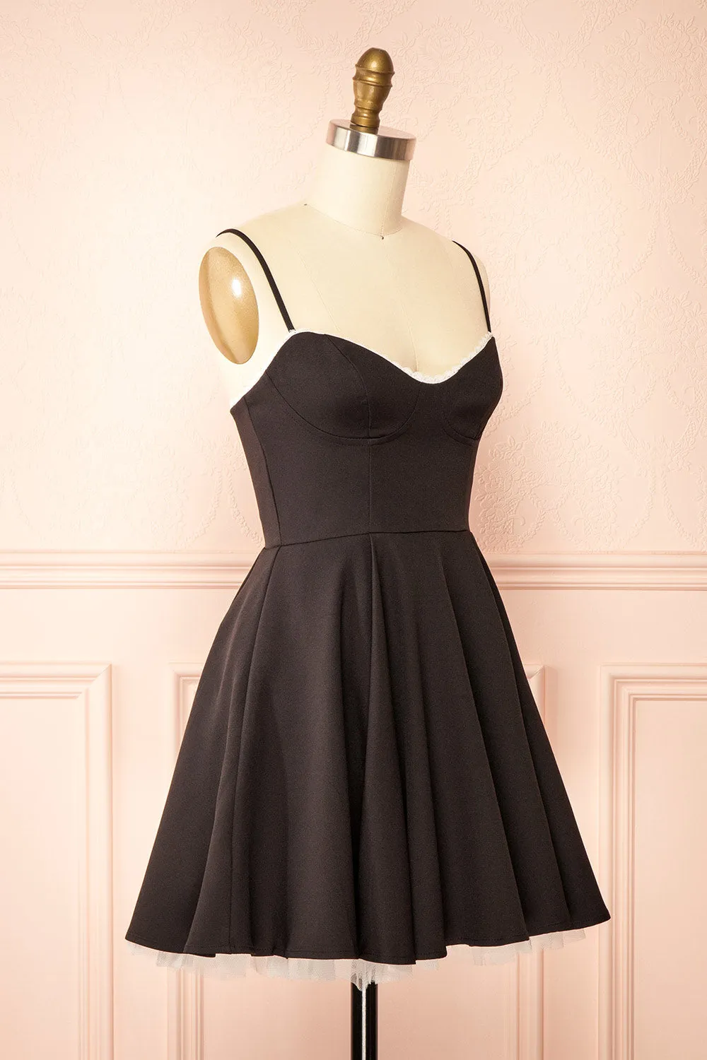 Rayla Black | Mini A-line Dress w/ Tulle sold by Boutique 1861 product image thumbnail 3