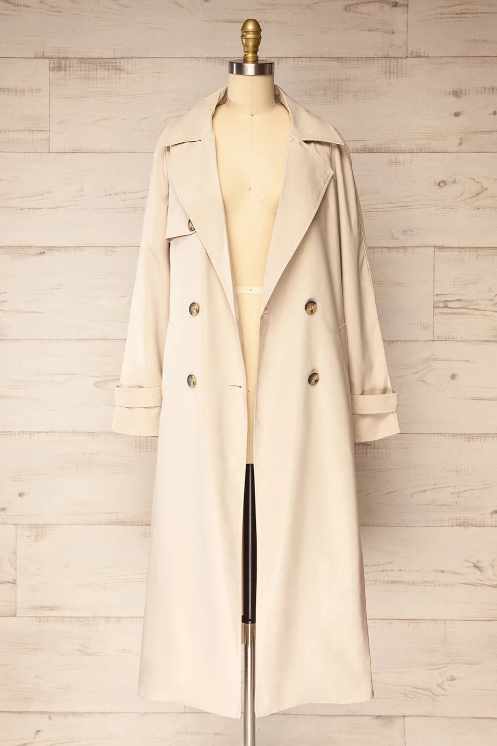Bilimora | Beige Trench Coat w/ Belt sold by Boutique 1861 product image thumbnail 3