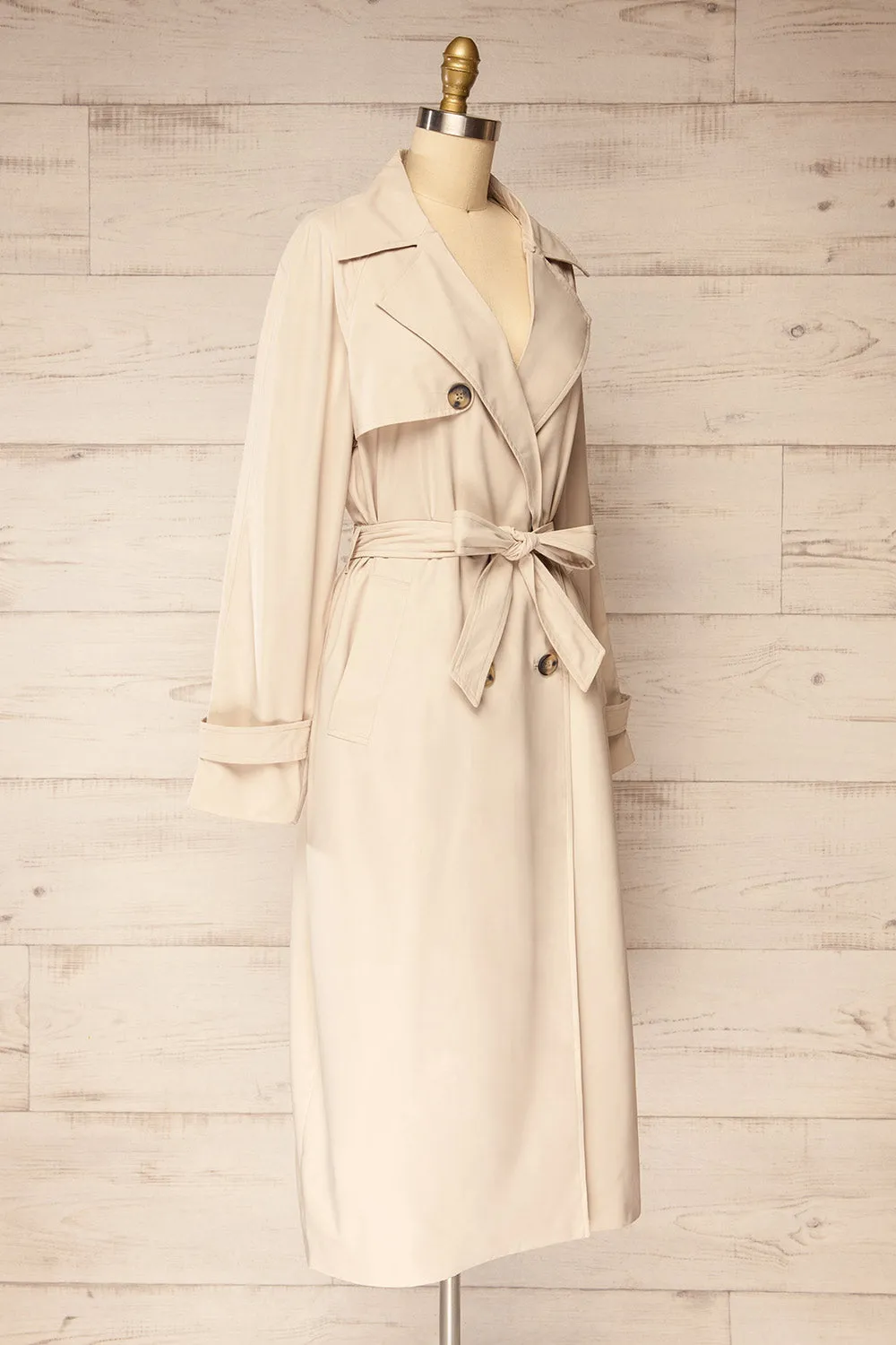 Bilimora | Beige Trench Coat w/ Belt sold by Boutique 1861 product image thumbnail 5