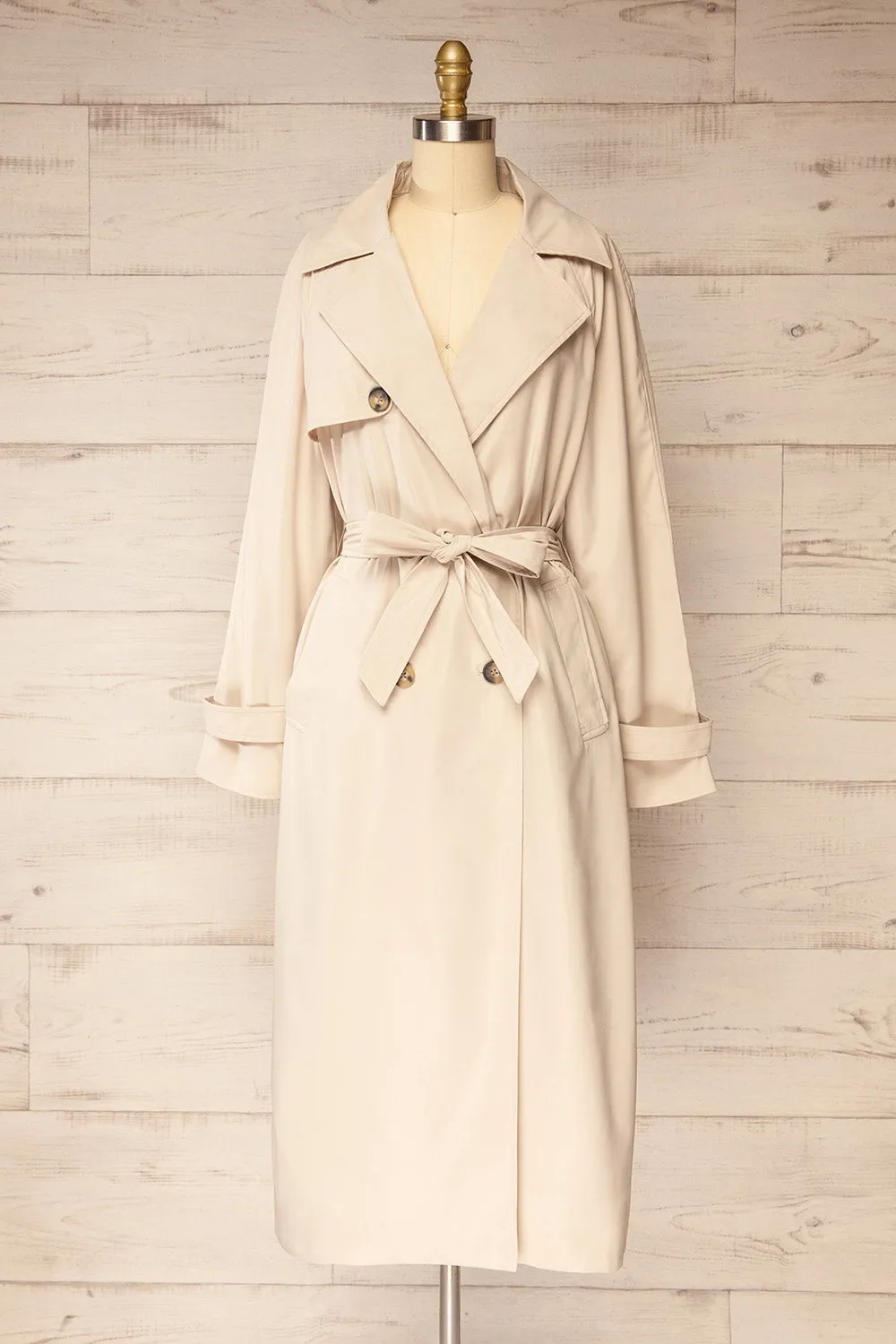 Bilimora | Beige Trench Coat w/ Belt sold by Boutique 1861